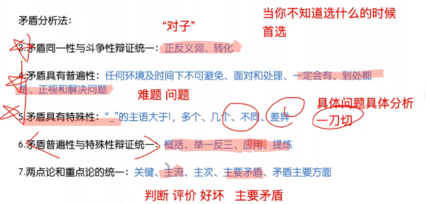 矛盾分析